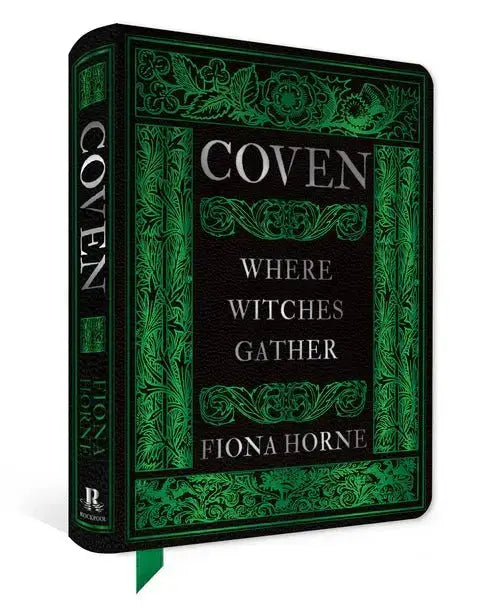 Coven - Fiona Horne book cover featuring green and black design with embossed lettering