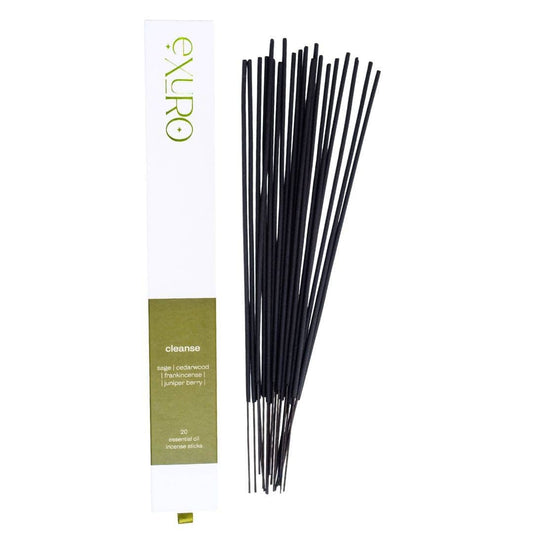 Exuro Cleanse Incense Sticks with Cedarwood, Frankincense, and Juniper Berry for Aromatherapy