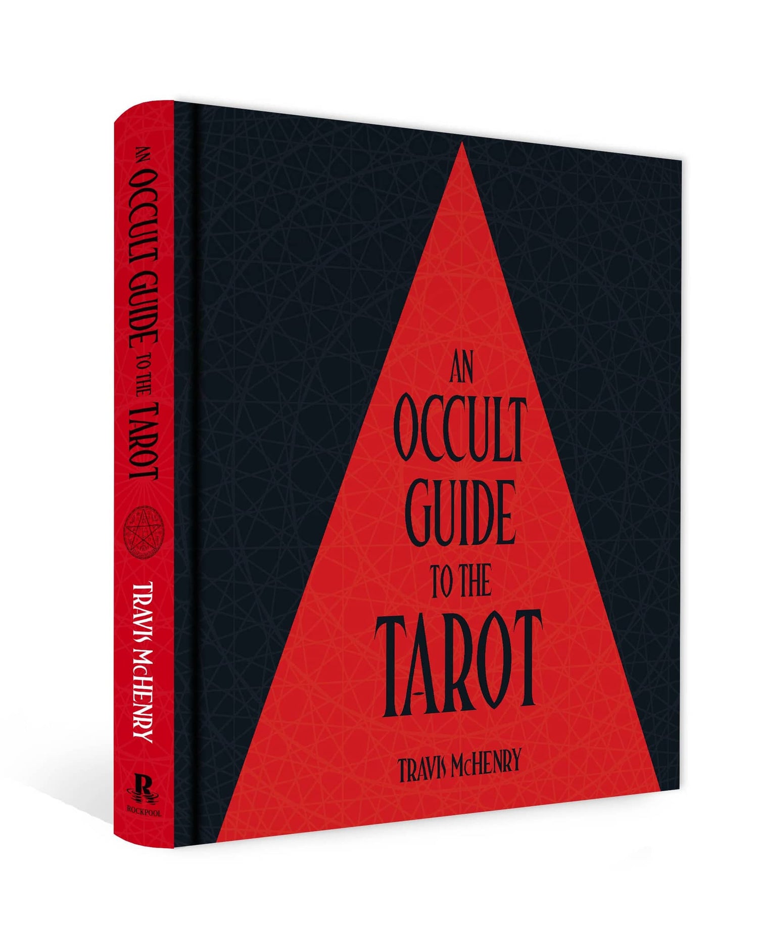 An Occult Guide to the Tarot by Travis McHenry featuring a striking red triangular design on the cover